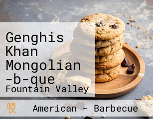 Genghis Khan Mongolian -b-que