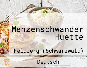 Menzenschwander Huette