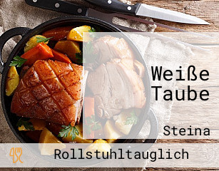 Weiße Taube