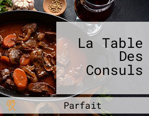 La Table Des Consuls