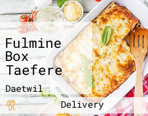 Fulmine Box Taefere