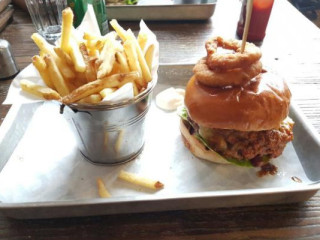 Loaded Gourmet Burger And Fries