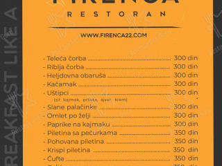 Firenca 22 Restoran