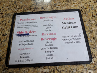 Aztlan Mexican Grill 1inc