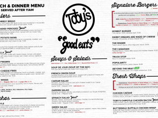 Toby's Good Eats