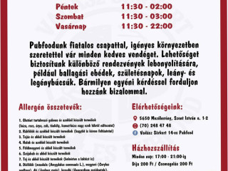 Vadász Sörkert 14-es Pubfood