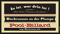 Bierbrunnen an der Plumpe