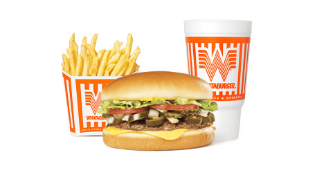 #4 Jalapeño Cheese Whataburger Whatameal