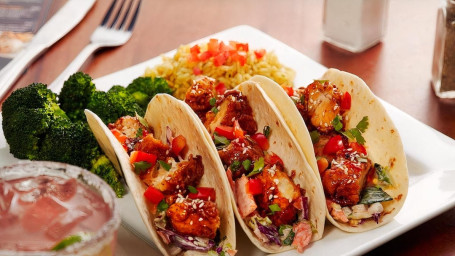 Sticky Chicken Tacos