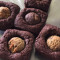 Four Pack Of Cookie Filled Brownie