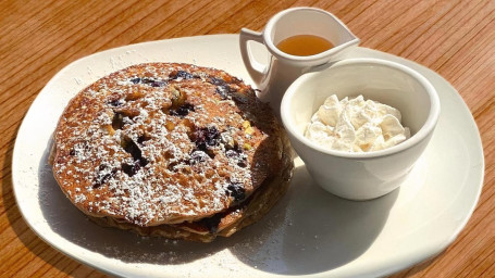 Oat Milk Blueberry Pancakes