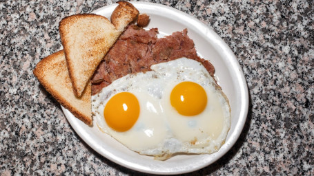 Miss Flo's Famous Corned Beef Hash And Eggs