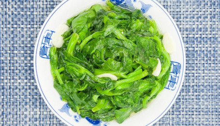 Snow Pea Shoots With Garlic