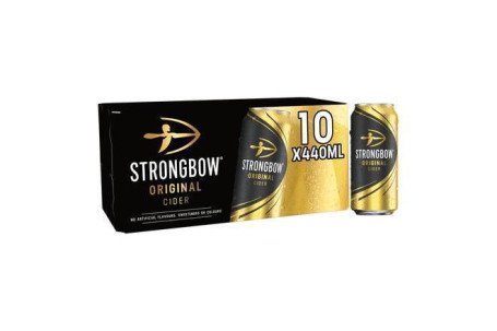 Strongbow Cider 10X440Ml Original Pris £17,49