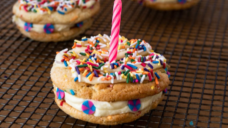 Birthday Cake Cookie Sandwich