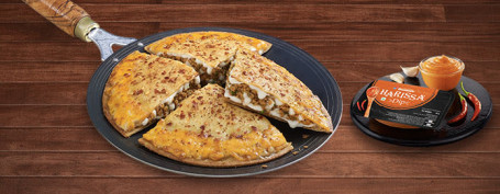 Paratha Pizza Combos: Chk Keema Harissa