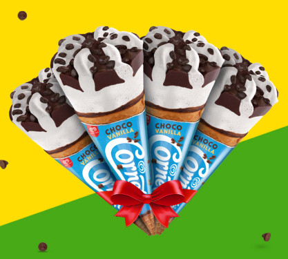 Cornetto Choco Vanilla X 4