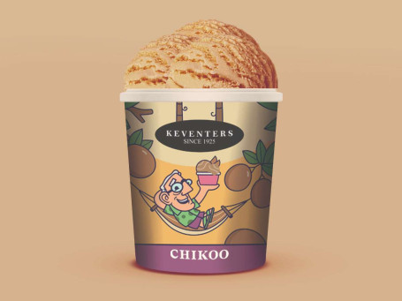 Chikoo Ice Cream [450 Ml]