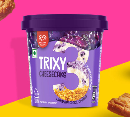 Trixy Blåbær Cheesecake Sundae