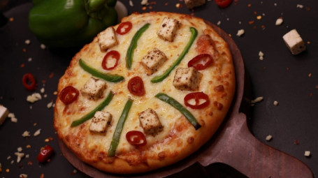 Capsicum, Paneer Rød Paprika Pizza