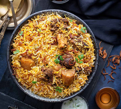 Mutton Biryani With Aloo