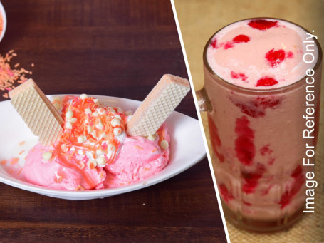 Strawberry Blossom Sundae Strawberry Shake