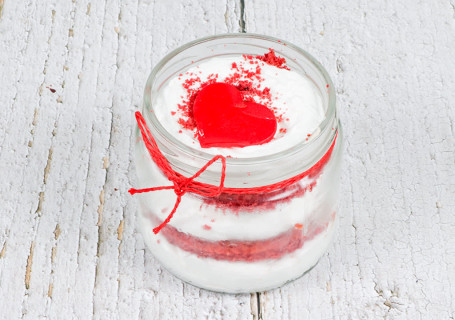 Red Velvet Jar Cake (Set Of 2)