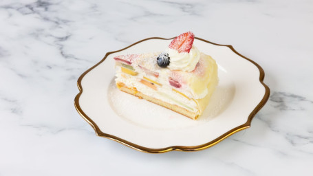 Mixed Fruit Mille Crêpes Cake