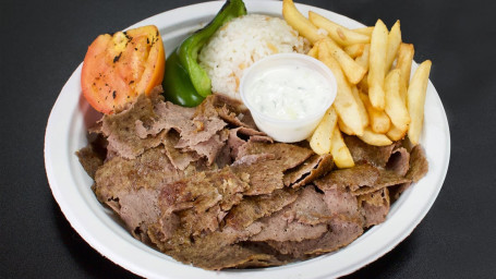 Lamb (Yaprak) Doner With Rice