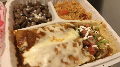 Mole Enchilada Plate