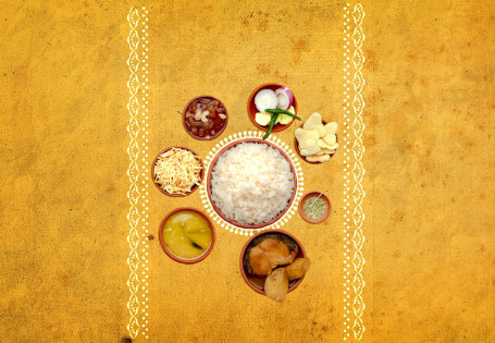 Small Rui Fish Thali