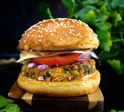 Klassisk Aloo Tikki Burger