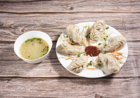 Chicken Steam Momos [6Pcs]