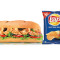 Chips Med Veg Sub Combo (15 Cm, 6 Tommer)