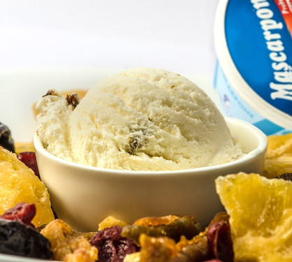 Mascarpone Chese With Candied Fruits (500 Ml Ice Cream)