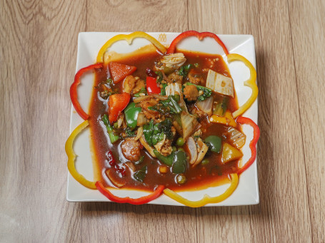 Four Treasures Vegetables In Hunan Style Sauce