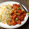 Veg Fried Rice Chilli Chicken (2 Pcs)