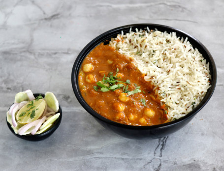 Chhole Masala Rice Bowl