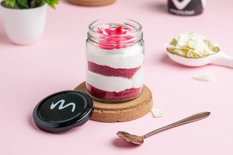 Red Velvet Mousse Krukke