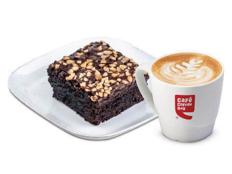 Hasselnød Brownie N Cappuccino Combo