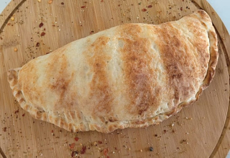 Cheesy Pesto Calzone