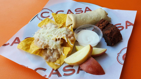 Bean And Cheese Burrito Plate