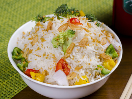 Veg Garlic Broccoli Fried Rice