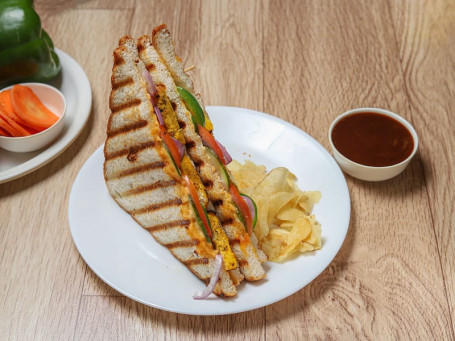 Paneer Tikka Sandwich Grillet