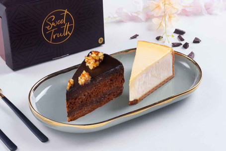 Chokoladetrøffeldej New York Cheesecake (Æske Med 2)