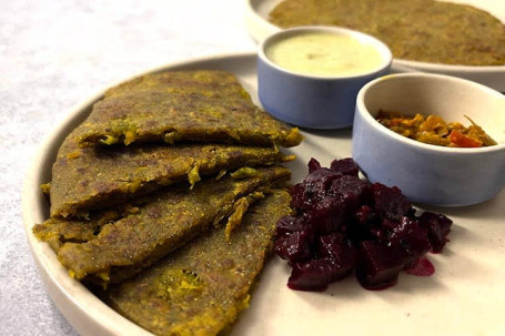 Mattar Paneer Paratha