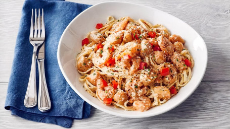 Baja Kammuslinger Og Rejer Scampi Pasta