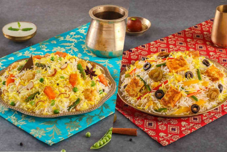 Veg Biryani (Subz-E-Biryani, Serv.-1-2) Paneer Veg Biryani (Paneer Subz, Serv.-1-2)