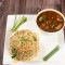 Chilli Chicken [3Pcs] With Veg Hakka Noodles