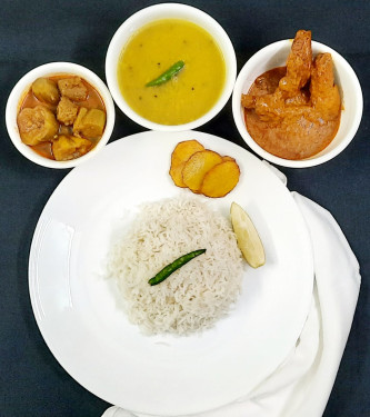 Prawn Malai Curry Thali [S31]